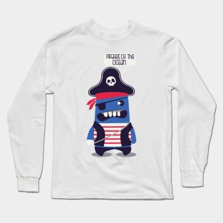 Pirate Monster T-Shirt Phone Case Tee Totebag Long Sleeve T-Shirt